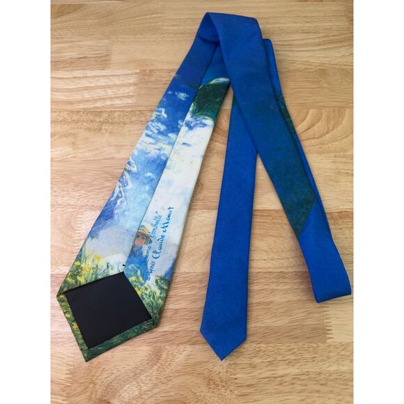 Claude Monet Woman with a Parasol Men's Neck Tie Wearable Art JL - Picture 4 of 9